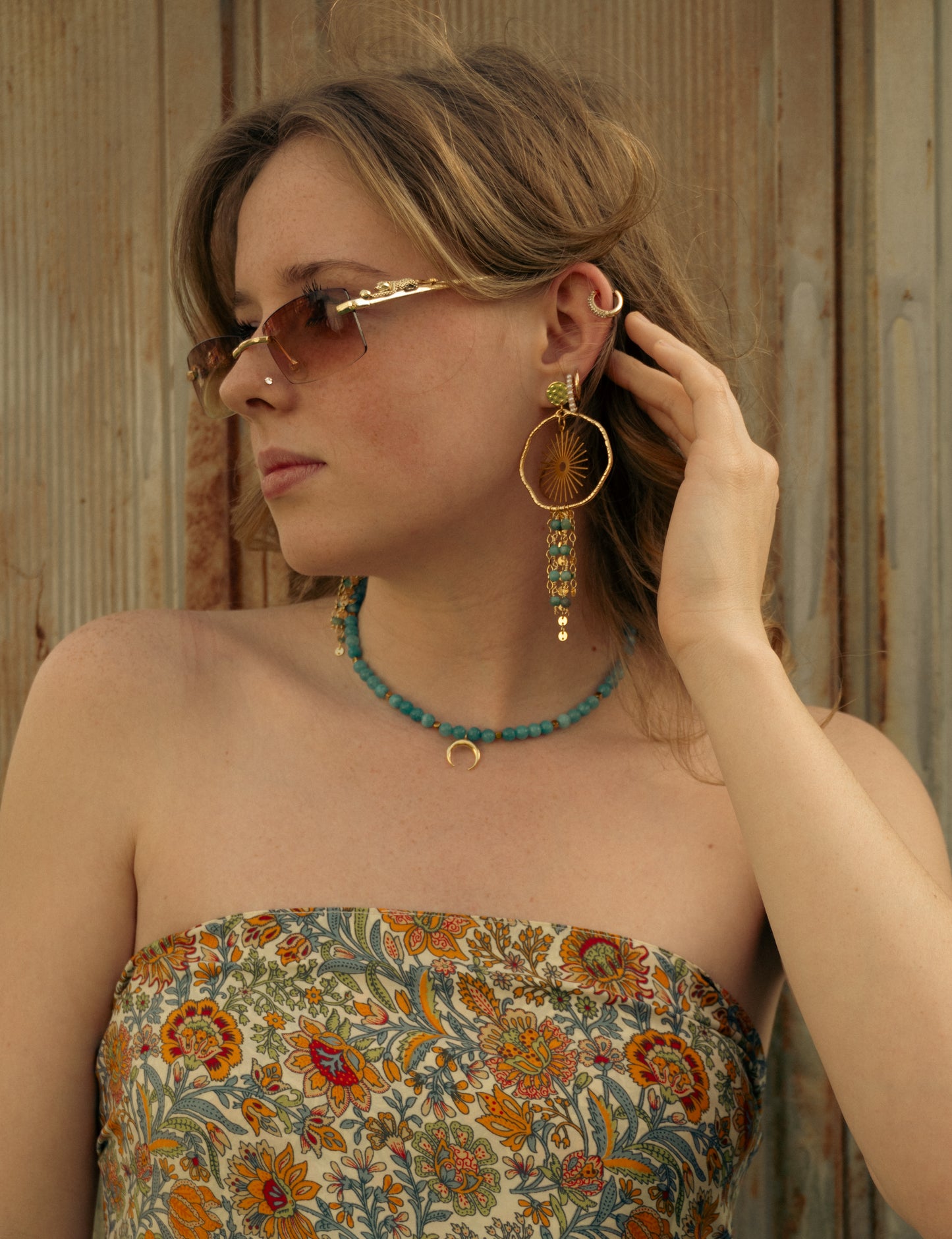 Golden Waters 14K Gold-Plated Earrings