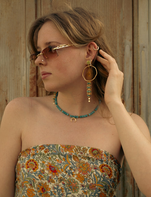 Golden Waters 14K Gold-Plated Earrings