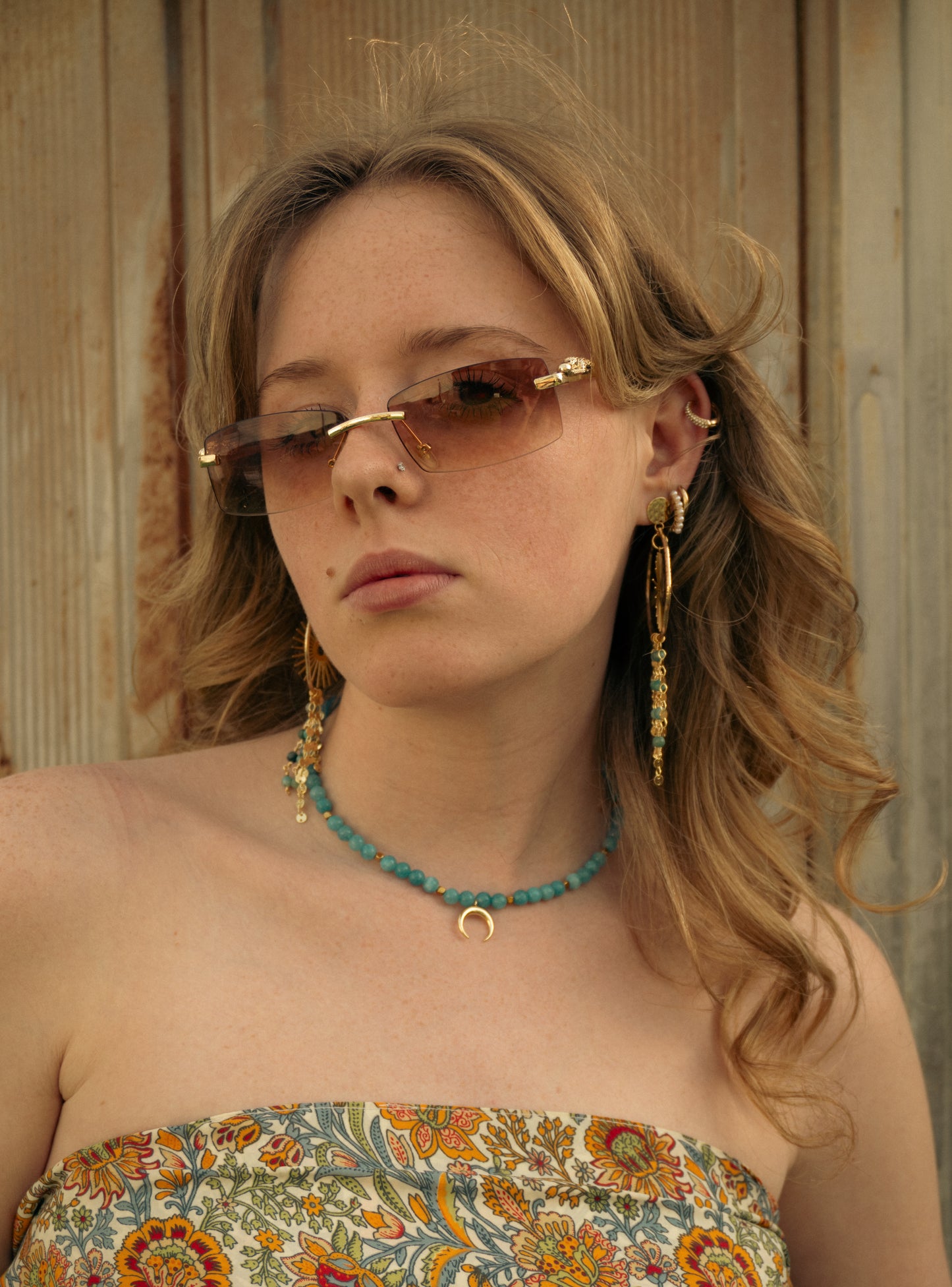 Golden Waters 14K Gold-Plated Earrings