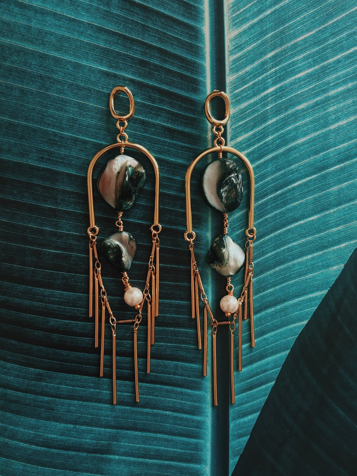 Washed In Gold Earrings